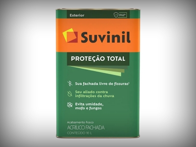 Tinta Acrlica Suvinil Proteo Total - Cores - 18 Litros